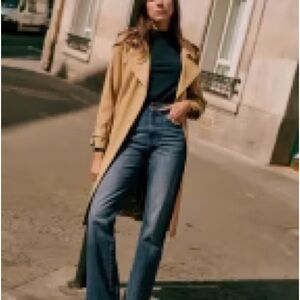 Sezane Blue Flare Jeans
